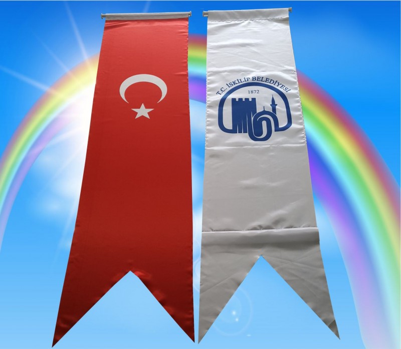 50x200 Kırlangıç Türk ve Logolu bayrak