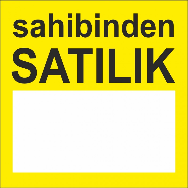 Satılık afişi