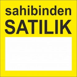 <b class=red>Satılık</b> afişi